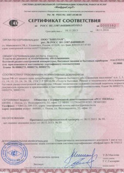 25.06.2015 Троицк - Услуги по ремонту и техническому обслуживанию приборов радиоэл. аппаратуры